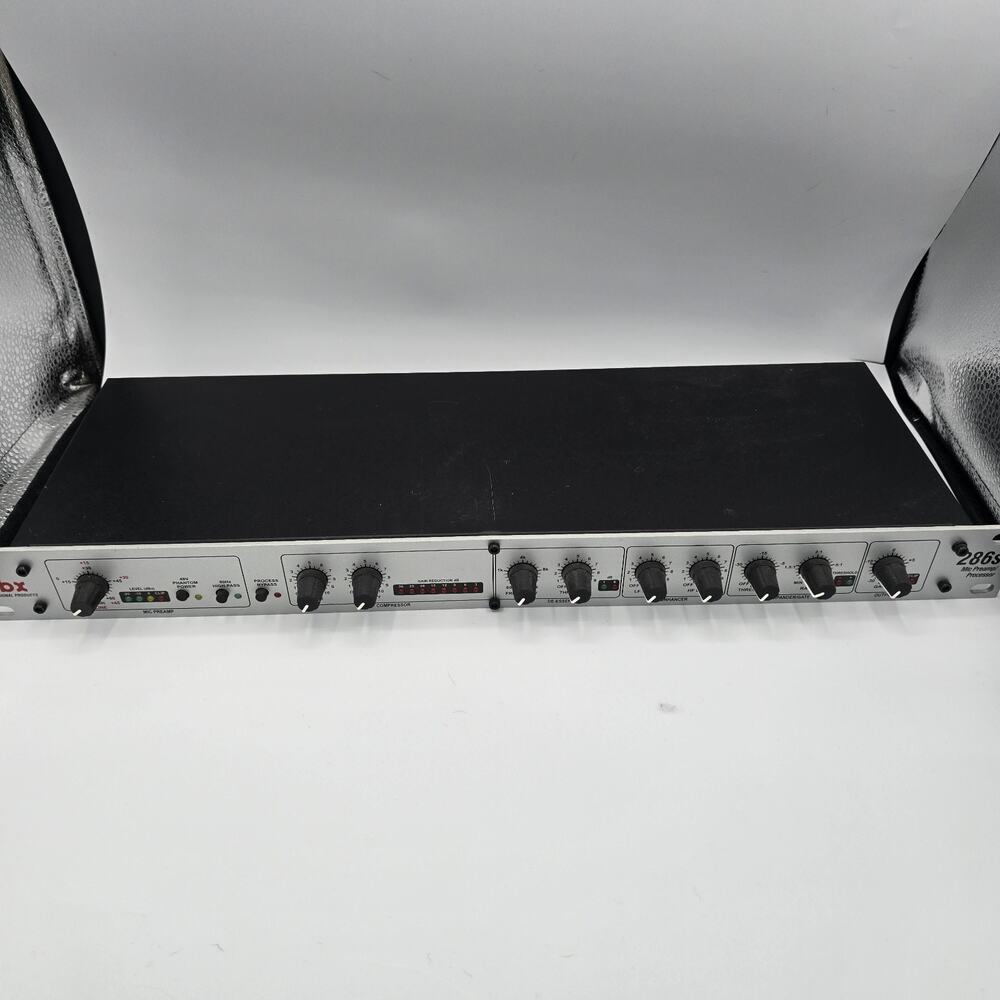 DBX 286SV Mic Preamp Processor Compressor De-Esser Enhancer Rack Mount